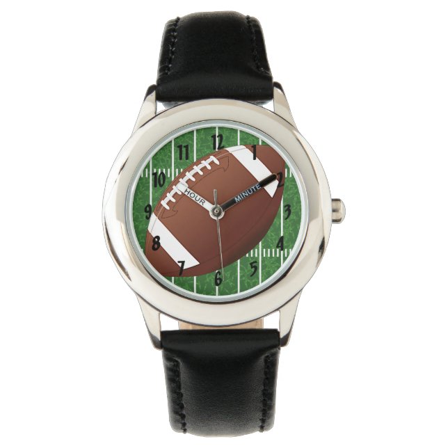 Football Design Watch Horloge (Voorkant)