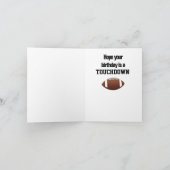 Football Design Wenskaart Kaart (Binnen)