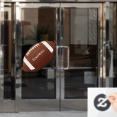Football Design Window Cling Raamsticker (Kantoordeur)