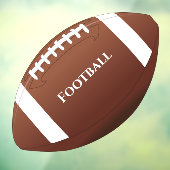 Football Design Window Cling Raamsticker (Vel 3)