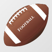 Football Design Window Cling Raamsticker (Vel)