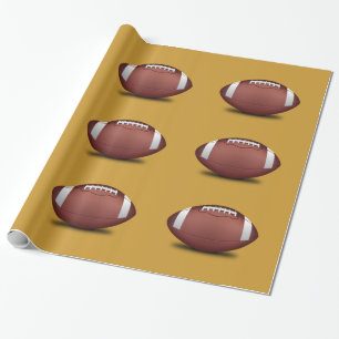 Football Design Wrapping Paper Cadeaupapier