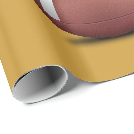 Football Design Wrapping Paper Cadeaupapier (Rol Hoek)