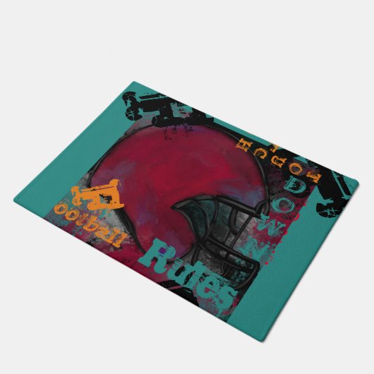 FOOTBALL DEURMAT (Schuin)