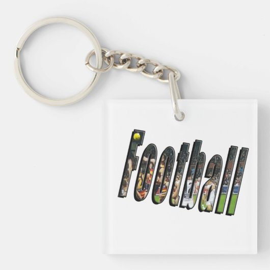 Football Dimensional Logo, Sleutelhanger (voorkant)