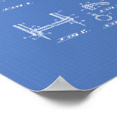 Football Doelstelling 1937 Patent Art Blauwdruk Poster (Hoek)