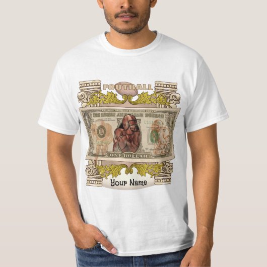 Football dollar t-shirt (Voorkant)