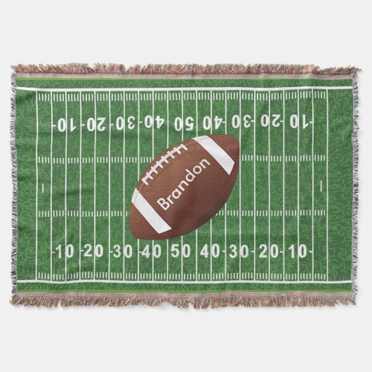 Football Drijmland voor veldenontwerp Deken (Voorkant)