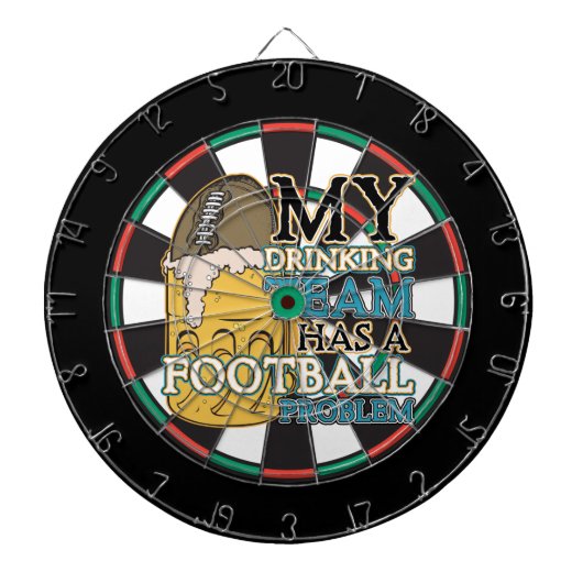 Football Drink Team Dartbord (Voorkant)