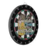 Football Drink Team Dartbord (Voorkant Links)