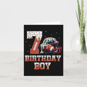Football Drip 7e Verjaardag Party Boy Sport Fan 7  Kaart