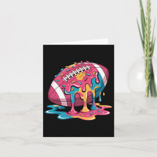 Football Drip voor Lineman WR QB RB Ice Cream Spri Kaart