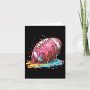 Football Drip voor Lineman WR QB RB Ice Cream Spri Kaart