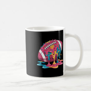 Football Drip voor Lineman WR QB RB Ice Cream Spri Koffiemok