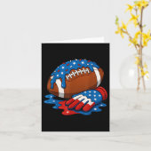 Football Drip WR Lineman QB RB DB Ice Cream 4e van Kaart (Gele Bloem)