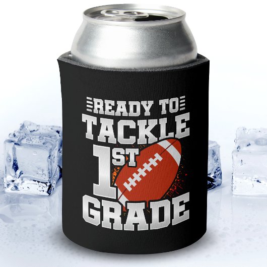 Football eerste dag 1e klas terug naar school blikjeskoeler