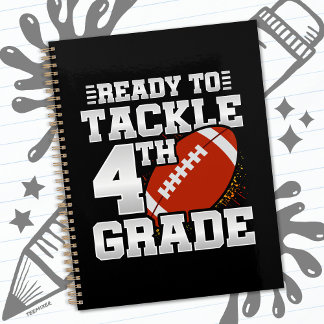 Football eerste dag 4e klas terug naar school planner