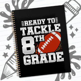 Football eerste dag 8e klas terug naar school planner