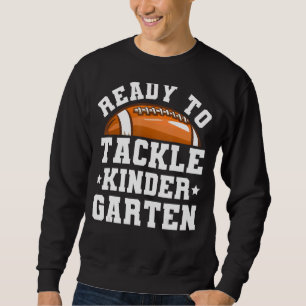 Football eerste dag van de school klaar om de ziek trui