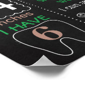 Football eerste geboorte-partijenbord poster (Hoek)