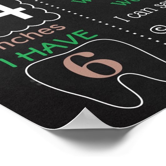 Football eerste geboorte-partijenbord poster (Hoek)