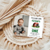 Football eerste jaar Down 1st Birthday Kaart