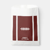 Football Eerste Jaar Down Verjaardag Bedankzakje (Voorkant)