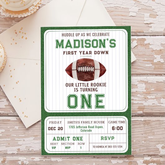 Football eerste jaar na eerste geboorte kaart