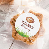 Football eerste jaar na eerste geboorte ronde sticker