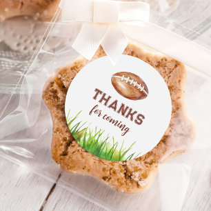 Football eerste jaar na eerste geboorte ronde sticker