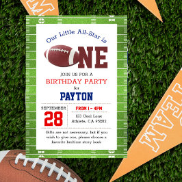 Football Eerste Verjaardag Kaart