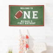 Football Eerste Verjaardag Spandoek (Insitu)