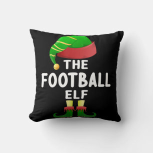 Football Elf kerstfamilie komt overeen met pyjama Kussen