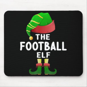 Football Elf kerstfamilie komt overeen met pyjama Muismat