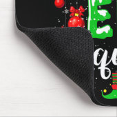 Football ELF Squad Fun Kerstmis ELF Football Play Muismat (Hoek)