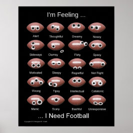 Football Emotion Poster