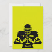 Football en BBQ House Party Kaart (Achterkant)