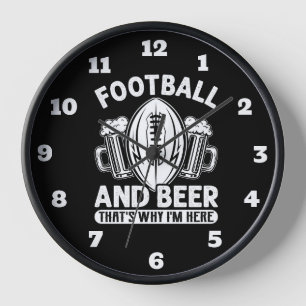 Football en bier