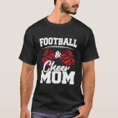Football en Cheer Mam - High School Sport - Chee T-shirt (Voorkant)