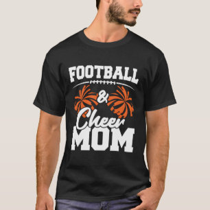 Football En Cheer Moeder Middelbare School Sport C T-shirt