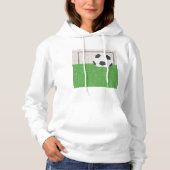Football en doel hoodie (Voorkant)