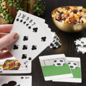 Football en doel pokerkaarten (Insitu)