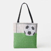 Football en doel tote bag (Achterkant)