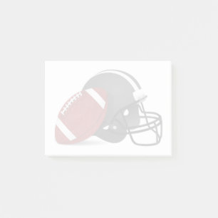 Football en helm post-it® notes