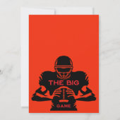 Football en Hotdog House Party Kaart (Achterkant)