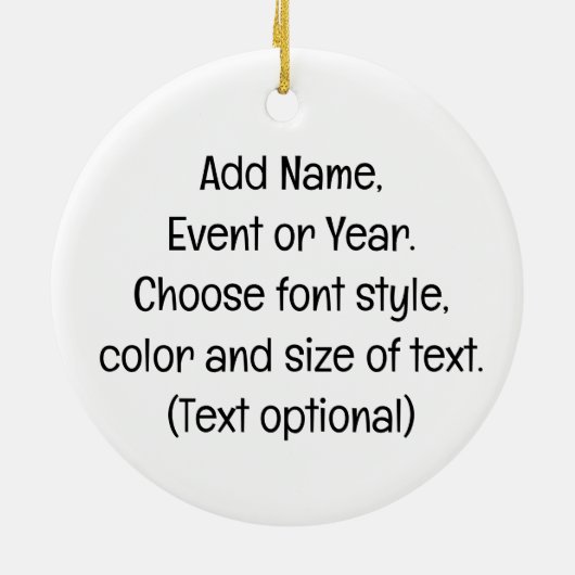 Football en kerstmis keramisch ornament (Achterkant)