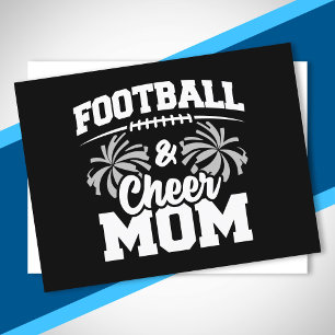 Football en kronkel mam - High School Sports Briefkaart