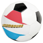 Football en Luxemburgse vlag / sport Voetbal (Drie kwart)