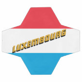 Football en Luxemburgse vlag / sport Voetbal (Enkel)