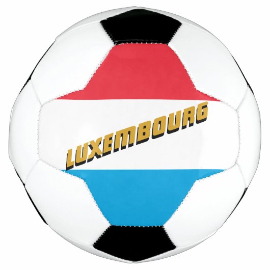 Football en Luxemburgse vlag / sport Voetbal (Voorkant)